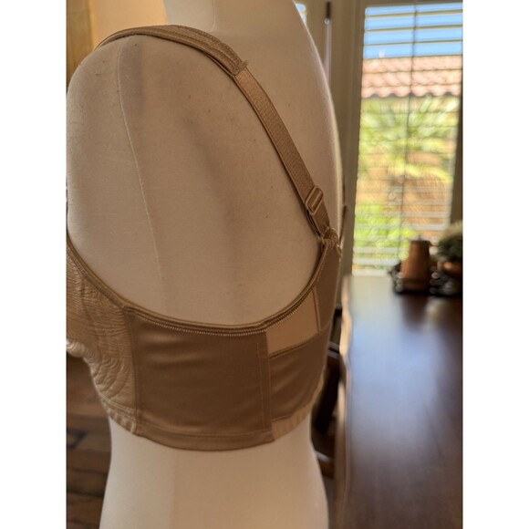 Playtex 18 Hour Front Close Wire-Free Bra 4695 Beige Nude 38D Comfort Support - Picture 3 of 9